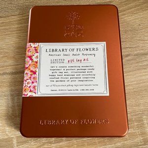 Library of Flowers Gift Tag Kit